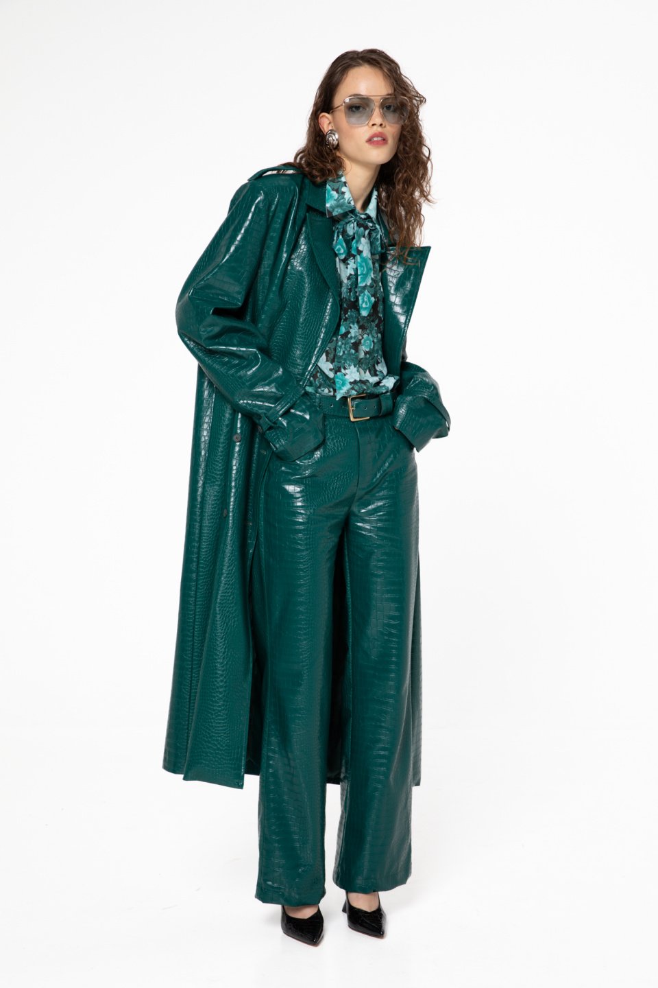 Pine green clearance coat